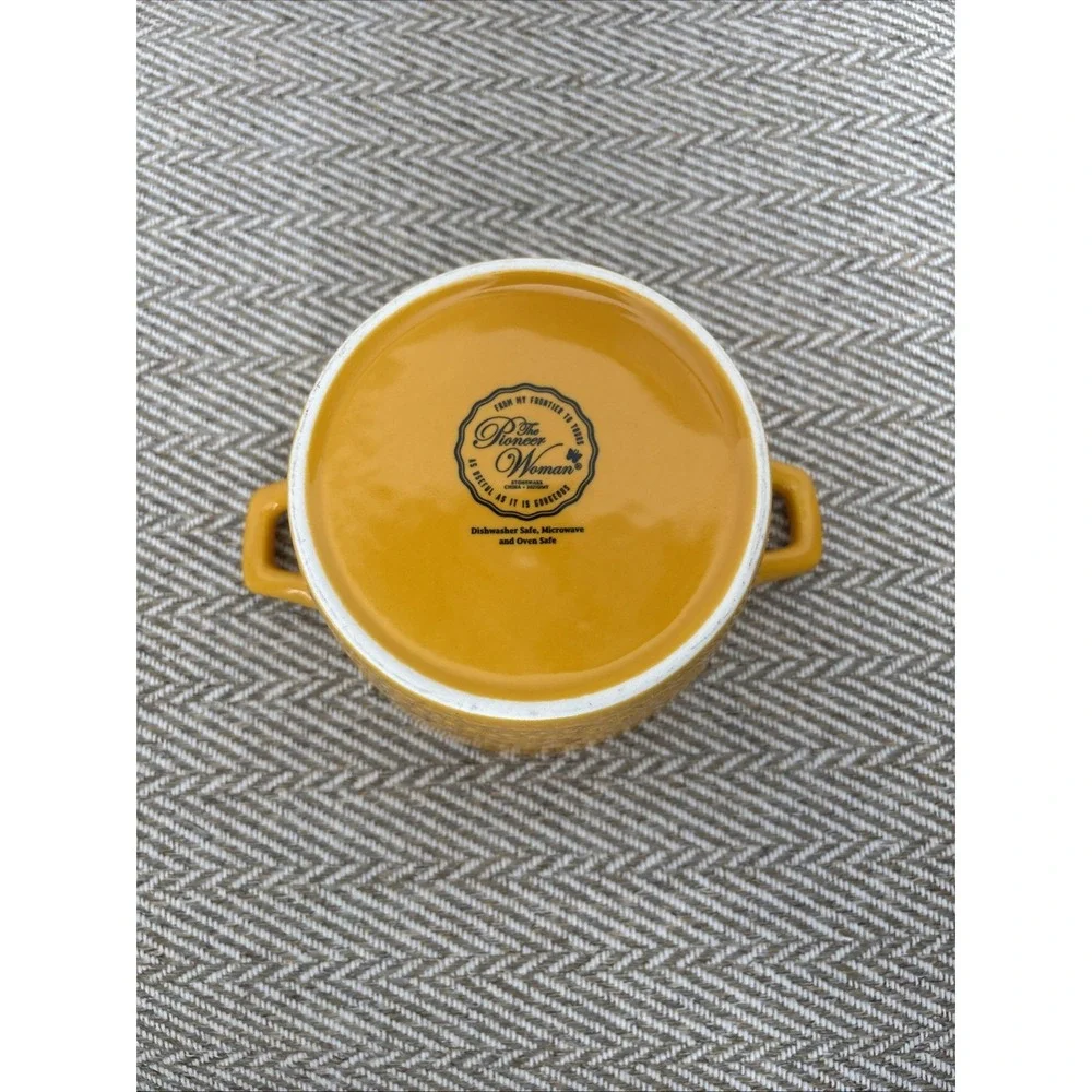 Pioneer Woman Spring Bouquet 14.4-Ounce Mini Casserole Dish Yellow Floral